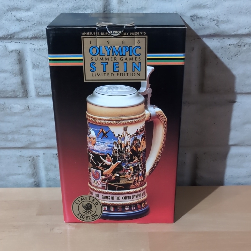 1988 Olympic Summer Games Stein - Limited Edition (Black/Red)